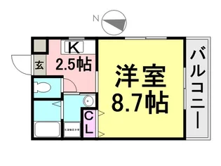 マンション立花【301号室】の間取り