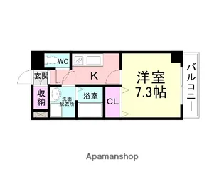 PEER武庫之荘【5階】の間取り