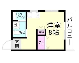 ハクタカハイツ【3階】の間取り
