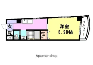 ビバハイツ塚口【207号室】の間取り