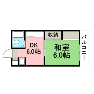 シャトルイツキ【403号室】の間取り