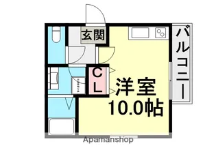 アミティハイツA棟【2階】の間取り