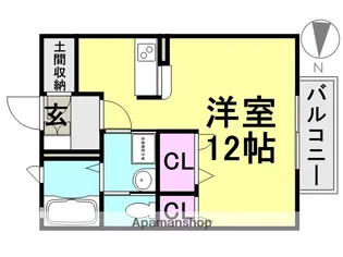 サニーヒル【106号室】の間取り