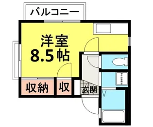ジュネス武庫之荘【1階】の間取り