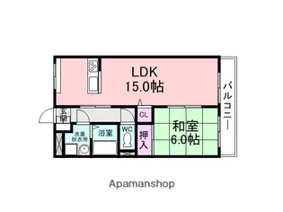 サンライズヴィレッジ【302号室】の間取り