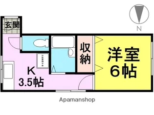 スウィートハイム【3階】の間取り