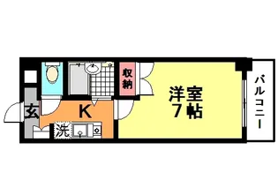 ジョリーアビタ白峰【3階】の間取り