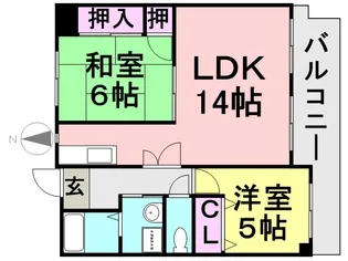 ラフィネセオミ【202号室】の間取り