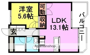 コナビレッジ【633号室】の間取り