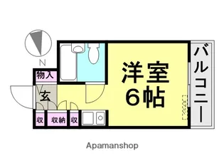 ロイヤルメゾン南武庫之荘【3階】の間取り