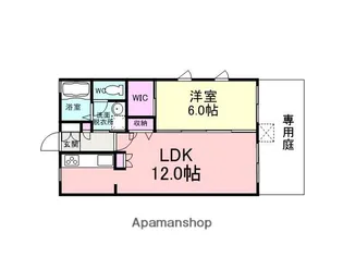 エフネン R フェルト【101号室】の間取り