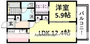 エフネン R フェルト【201号室】の間取り