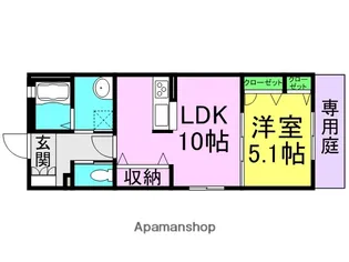 シャーメゾン甲子園口【2階】の間取り