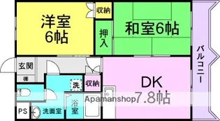 コンフォート南塚口パート2【304号室】の間取り