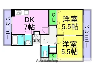 セビーヌ武庫之荘壱番館【3階】の間取り