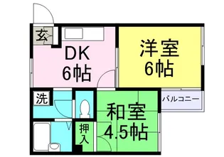 北原ハイツ【102号室】の間取り