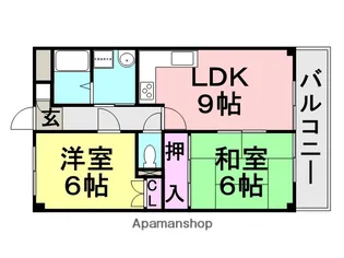 グレートフューチャーパート3【303号室】の間取り