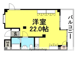 武庫之荘フレックス3【101号室】の間取り