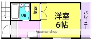 プレアール園田【401号室】の間取り