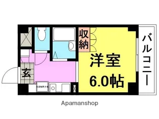 エンデバー武庫之荘【1階】の間取り