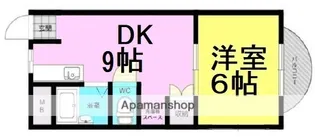 パークスクエア東園田【403号室】の間取り