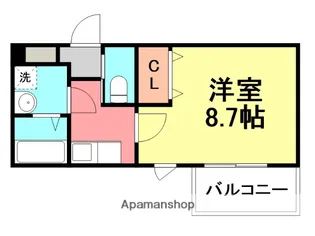 シエテ南塚口【2階】の間取り