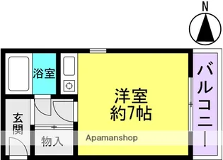 開明町ビル【5階】の間取り