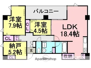 Amistad (アミスター)【4階】の間取り