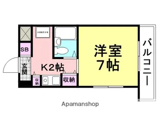 プリムローズ【202号室】の間取り