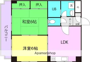 シャンボール塚口【3階】の間取り