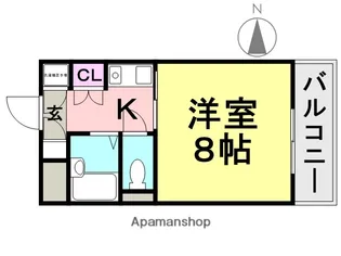 ひらこうパート1【5階】の間取り