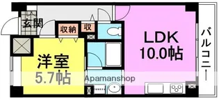 アウローラ武庫之荘【207号室】の間取り