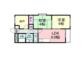 サンシャイン塚口【4階】の間取り