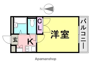 彩華3【203号室】の間取り