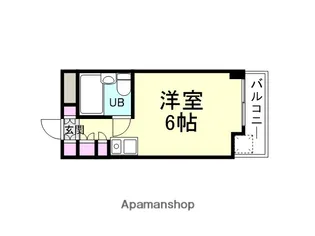 キューブ南武庫之荘3【4階】の間取り