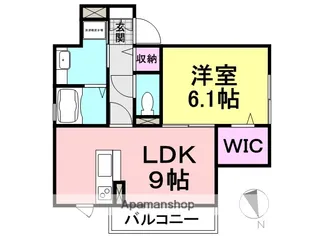 エスポワール シャトゥ【3階】の間取り