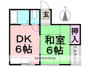 アネックス大庄【3階】の間取り