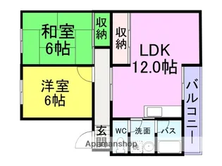 クローカスハイツ【3階】の間取り