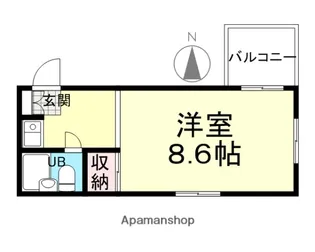 ニューハーモニーセンタービル【503号室】の間取り