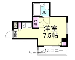 キューブ北武庫之荘2【1階】の間取り