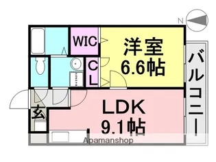 パレス武庫川【3階】の間取り