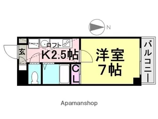 エクセレント【406号室】の間取り