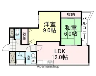 フレア武庫之荘【2階】の間取り