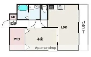 イマキタハイツ18【1階】の間取り
