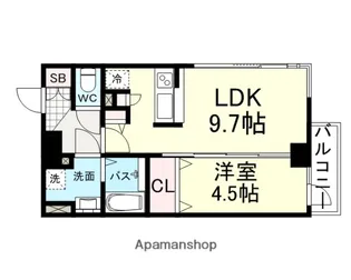 アーバネックス武庫之荘【2階】の間取り