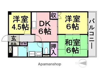 メゾン兵庫【2階】の間取り