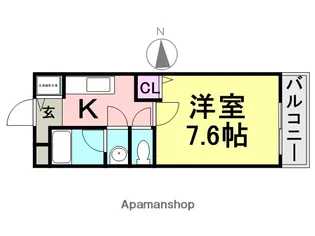 シェリール武庫之荘【2階】の間取り