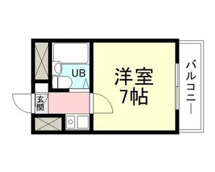 エクセレンス武庫之荘【4階】の間取り