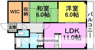 ブルーム【403号室】の間取り