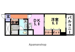 エダム武庫之荘【304号室】の間取り